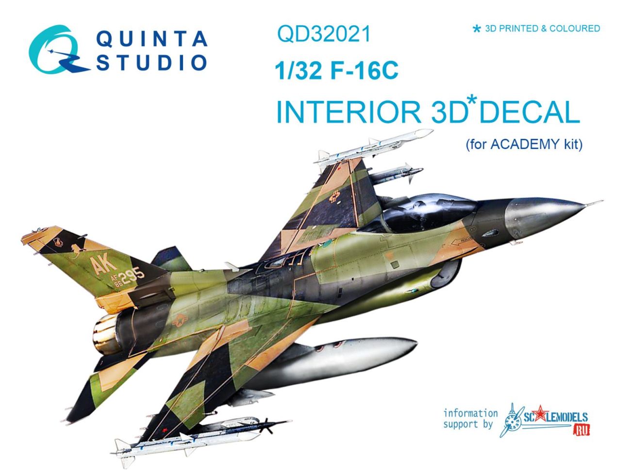 1:32 Lockheed-Martin F-16C Interior 3D Decal