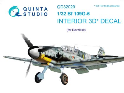1:32 Bf 109G-6 interior 3D decals