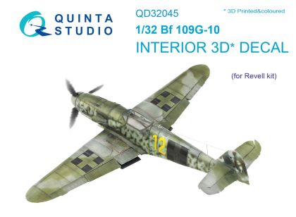 1:32 Bf 109G-10 interior 3D decals