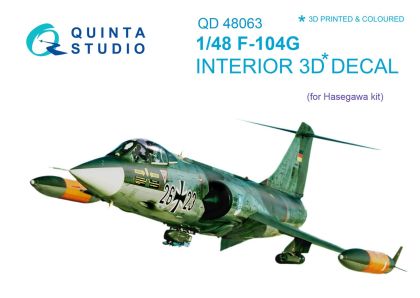 1:48 F-104G interior 3D decals