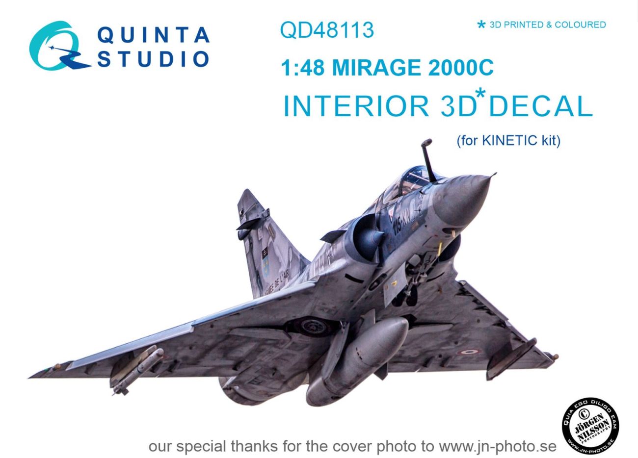 1:48 Mirage 2000C interior 3D decals