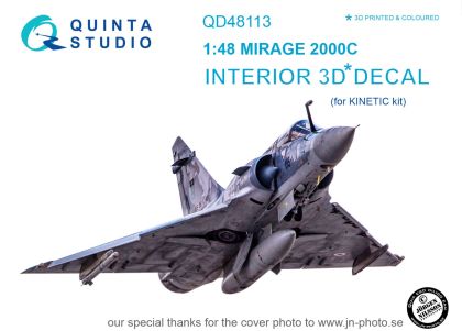 1:48 Mirage 2000C interior 3D decals