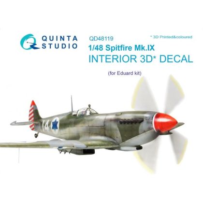 1:48 Spitfire Mk.IX interior 3D decals