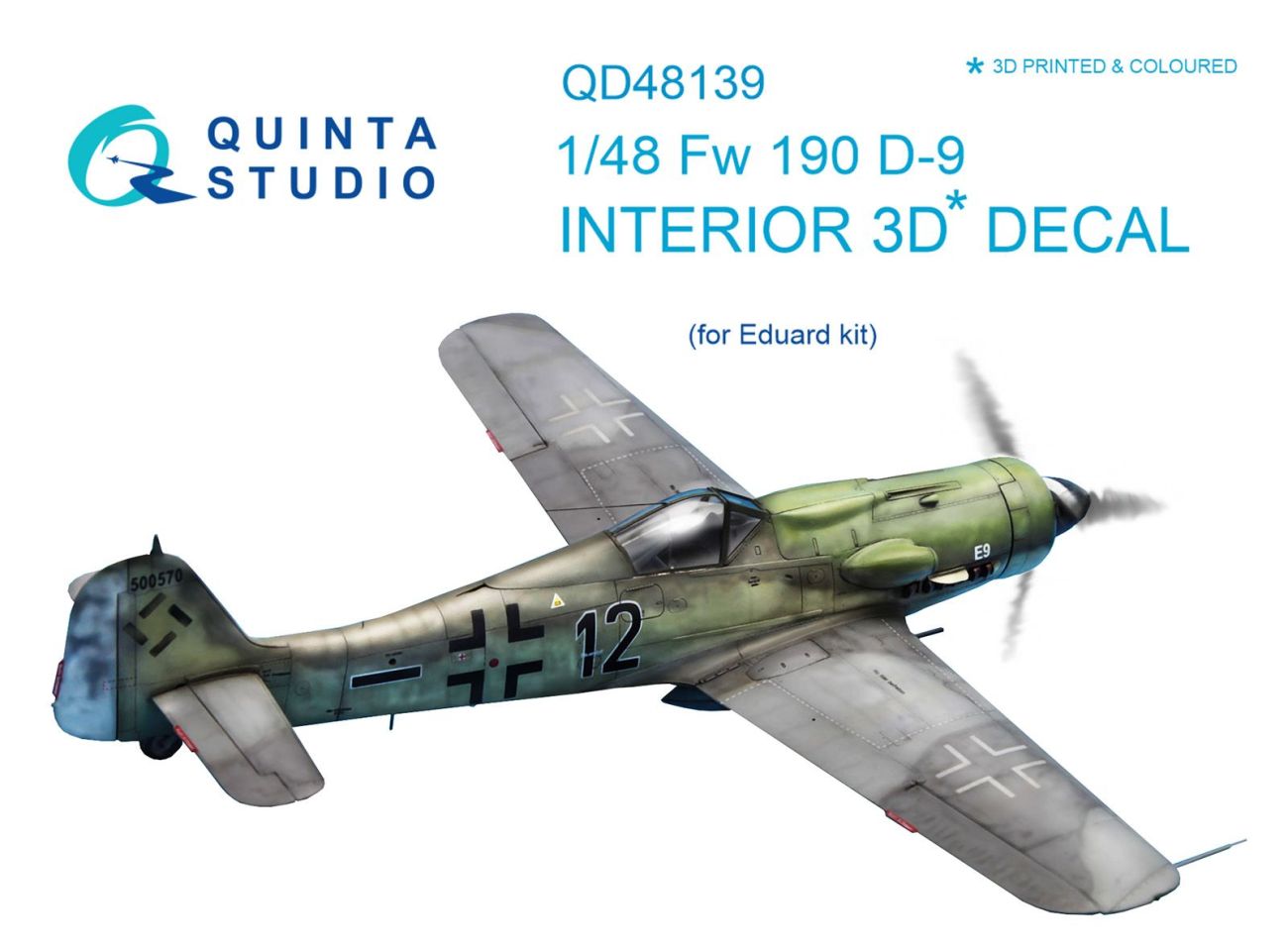1:48 Fw 190 D-9 interior 3d decals