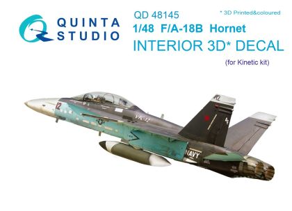 1:48 F/A-18B Hornet interior 3D decals