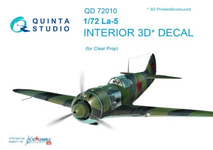 1:72 La-5 Interior 3D Decal