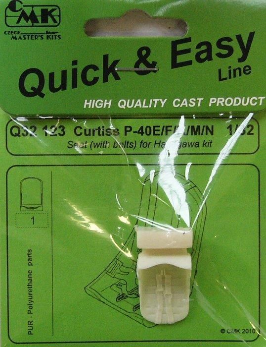1:32 Curtiss P-40E Seat for HAS