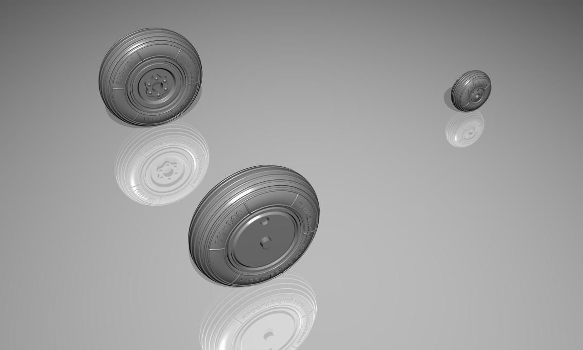 1:32 Yak-3 – Wheels Set / for Special Hobby kit