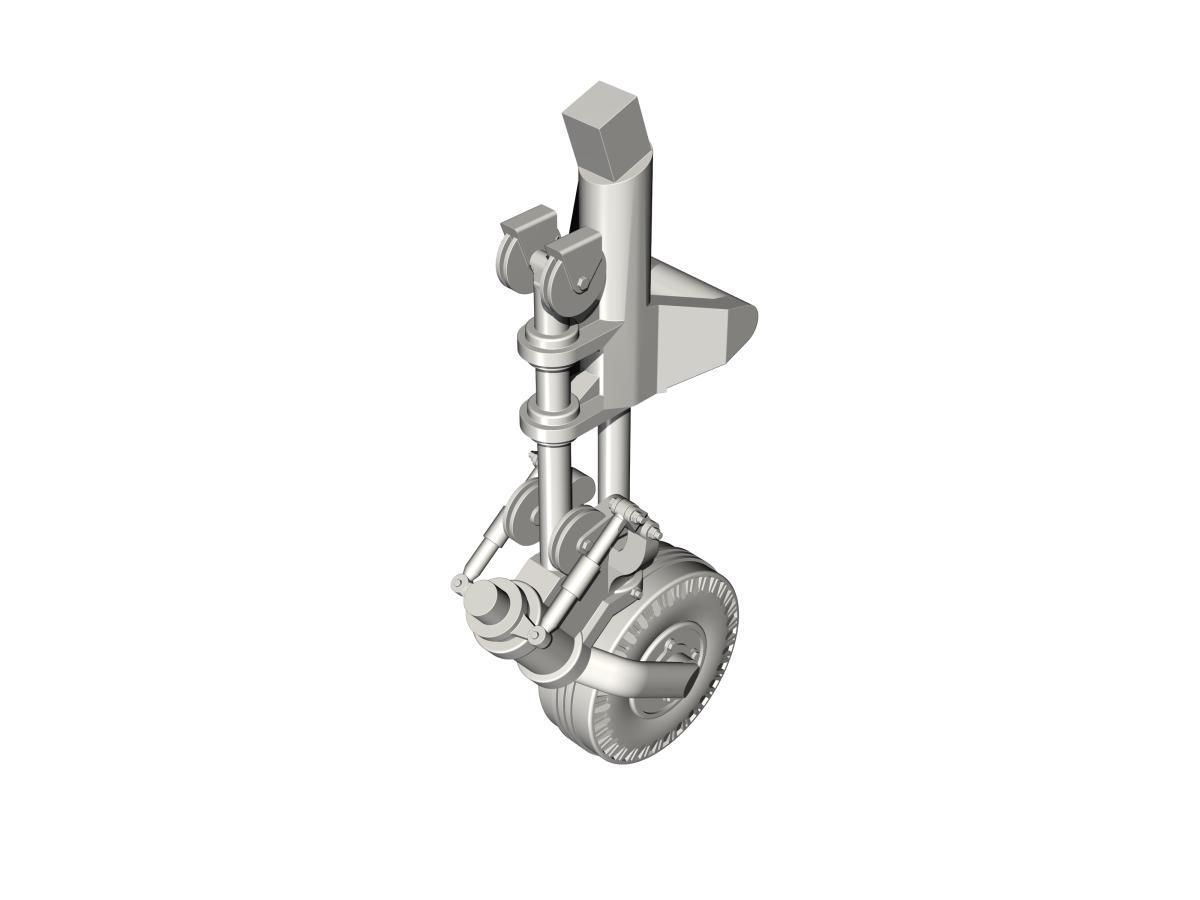 1:32 P-51D Mustang – Tail Wheel with Strengthened leg, for Revell kit