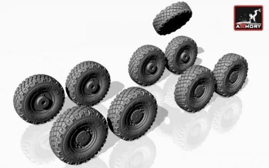 1:72 LAV-25 series wheels w/ 325/85 R16 XML tires