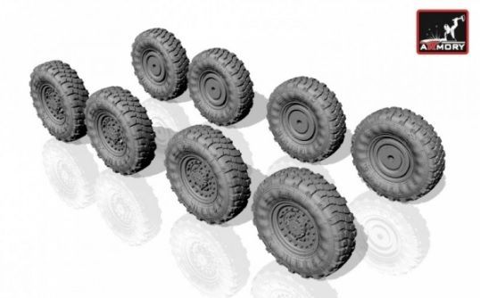 1:72 M1126 Stryker wheels w/ 12,00 R20 XML tires