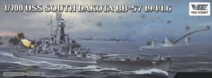 1:700 USS South Dakota BB-57 1944.6 Deluxe Edition