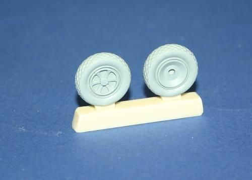 1:48 P-47D Thunderbolt wheels for HAS/TAM