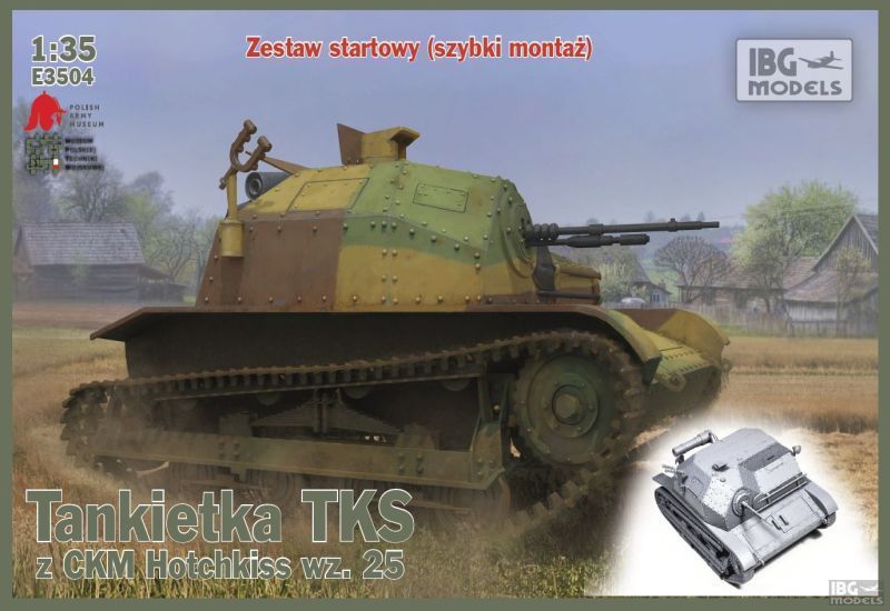 1:35 Tankietka TKS z CKM Hotchkiss wz. 25
