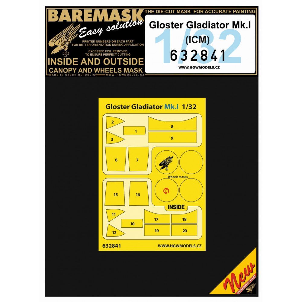 1:32 GLOSTER GLADIATOR MK.I - MASKY