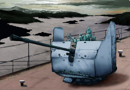 1:72 37mm anti-aircraft gun mount automatic 70K