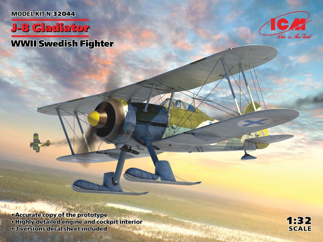 1:32 J-8 Gladiator