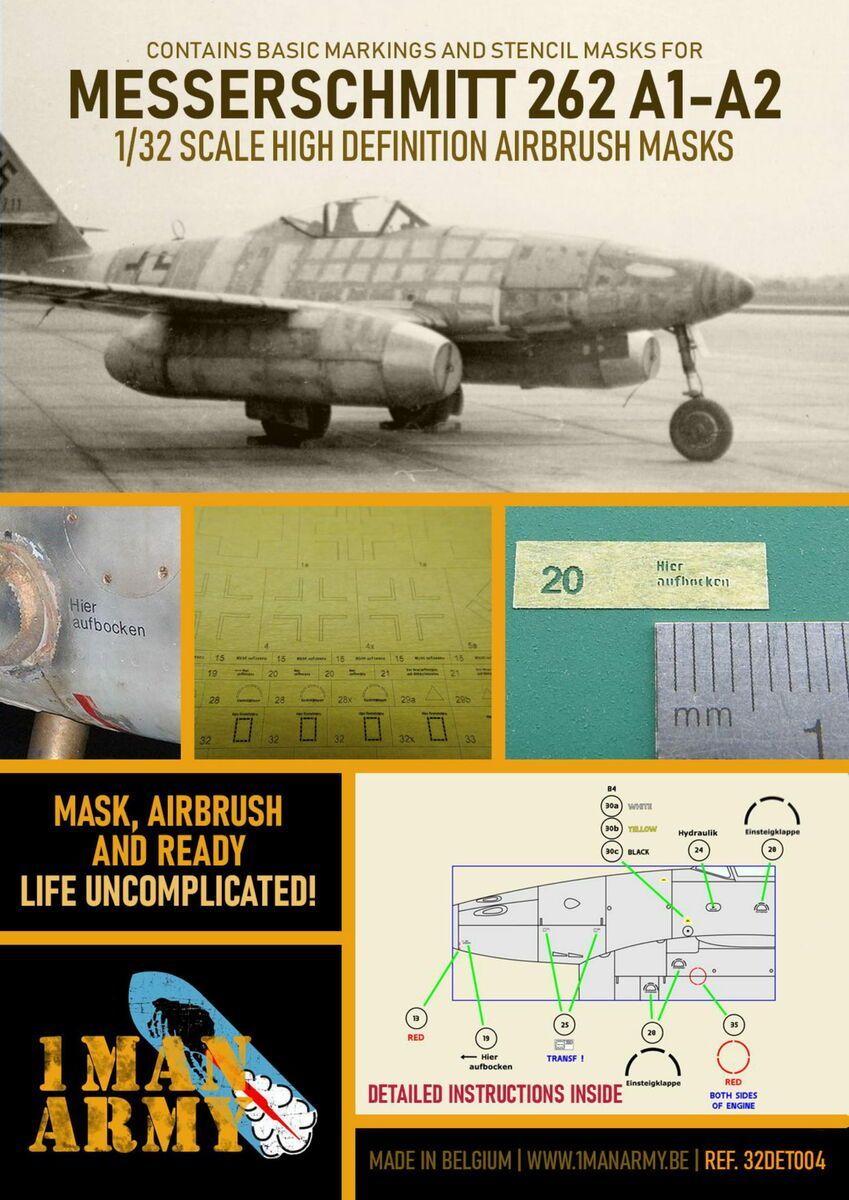 1:32 Messerschmitt 262 A1-A2