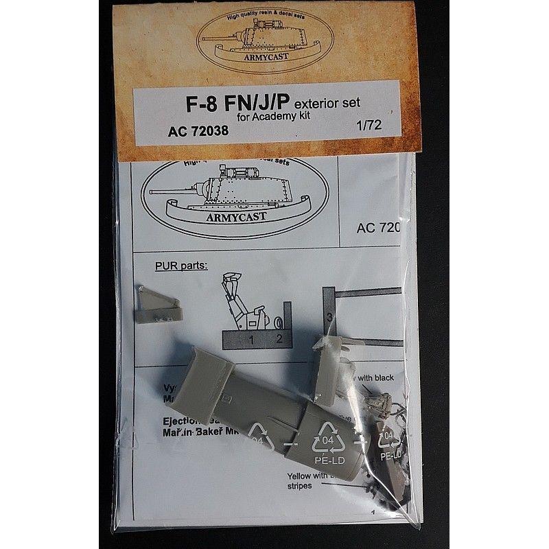 1:72 F-8 J/FN/P (E) EXTERIOR