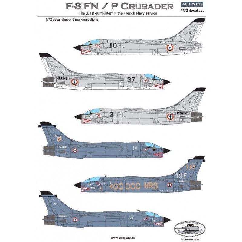 1:72 F-8 FN/P CRUSADER