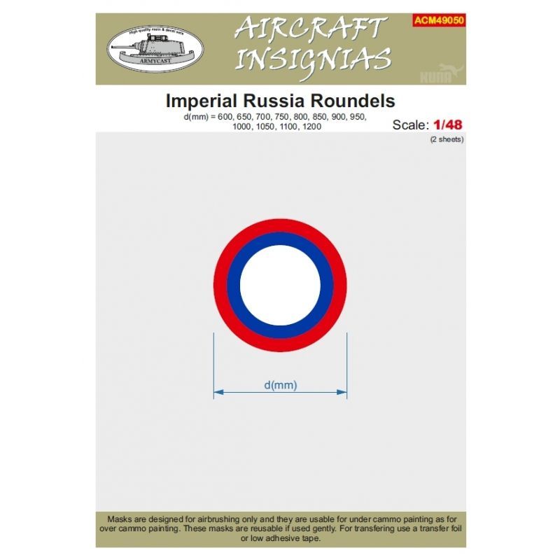 1:48 IMPERIAL RUSSIA ROUNDELS
