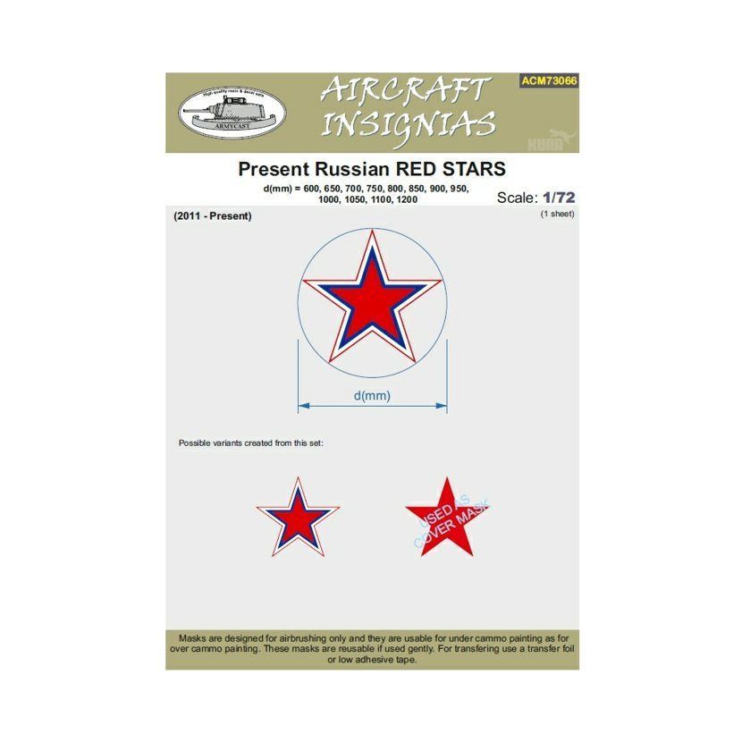 1:72 Present Russian Red Stars