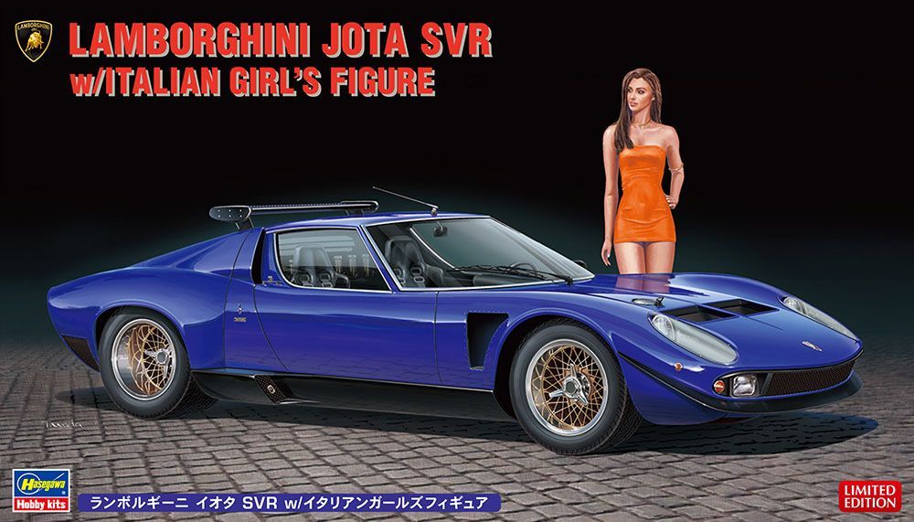 1:24 Lamborghini Jota SVR w/Italian Girl's Figure