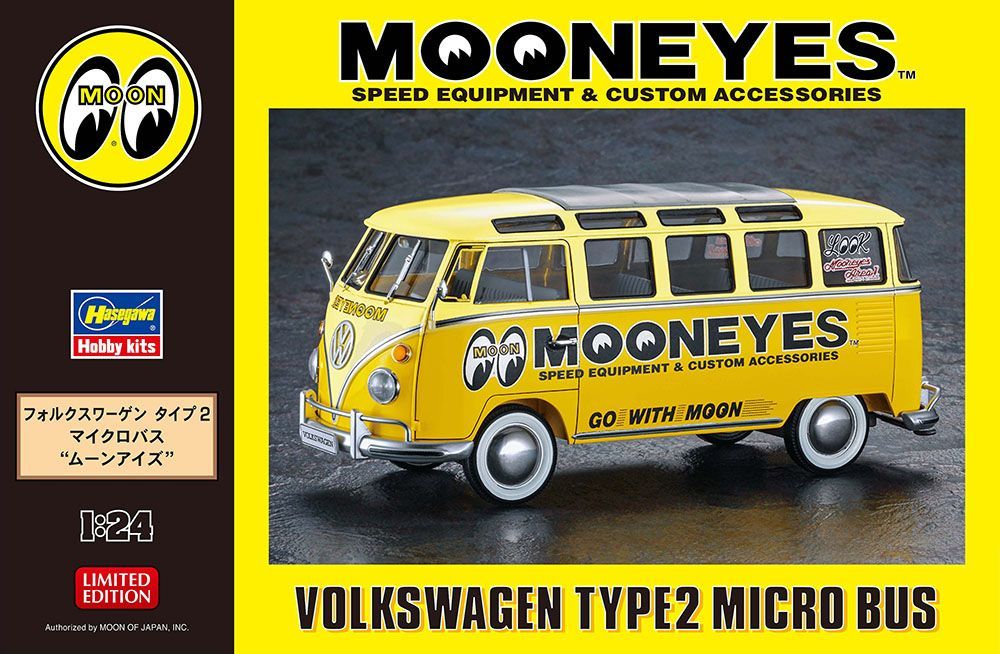 1:24 Volkswagen Type2 Micro Bus Mooneyes Speed Equipment & Custom Accessories