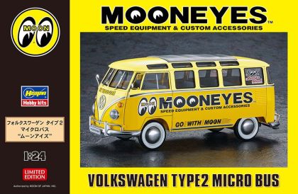 1:24 Volkswagen Type2 Micro Bus Mooneyes Speed Equipment & Custom Accessories