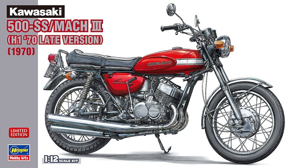 1:12 Kawasaki 500-SS/MACH III (H1 '70 Late Version) (1970)