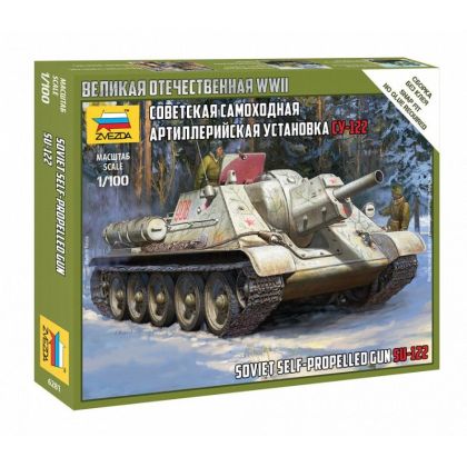 1:100 Soviet Self-Propelled Gun SU-122