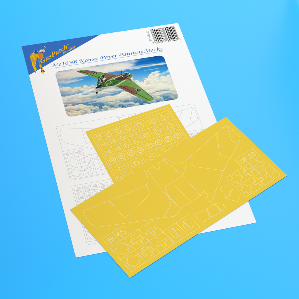 1:48 Me163B Special Paper Painting Mask