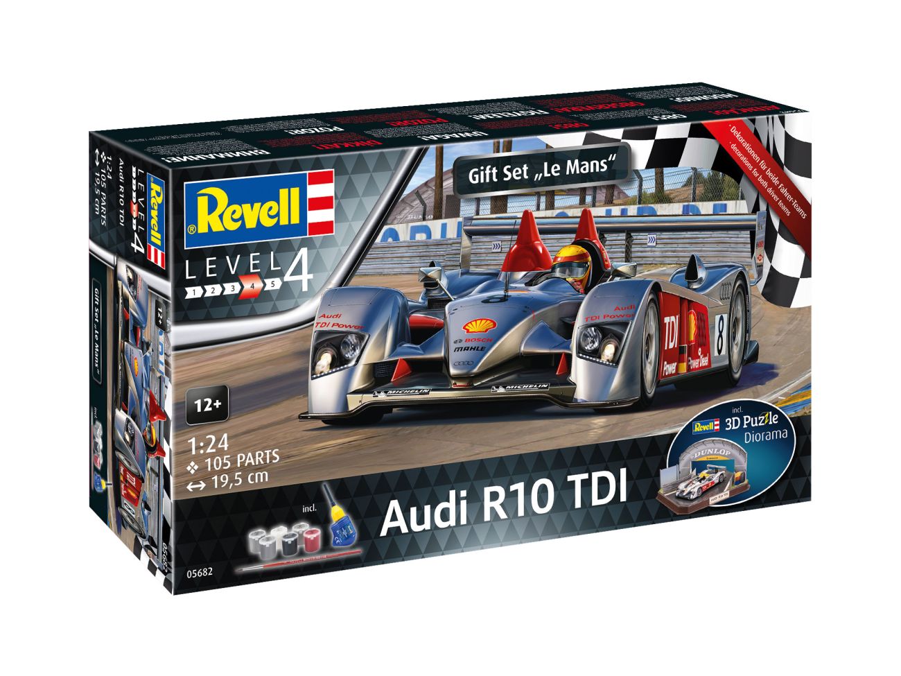 1:24 Audi R10 TDI Le Mans & 3D Puzzle