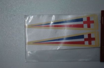 Traingular Flag Pennant 25 x 110mm (2)