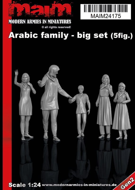 1:24 Arabic Family (5 Fig. Set)