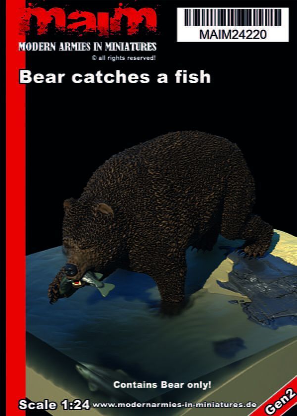 1:24 Bear catches a fish