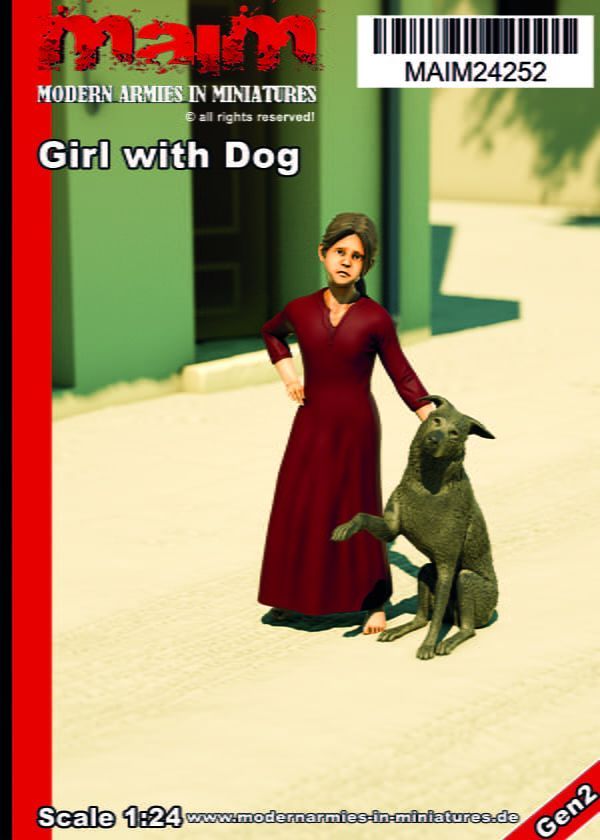 1:24 Girl with Dog