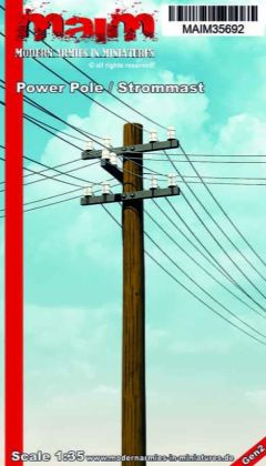 1:35 Power Pole / Strommast