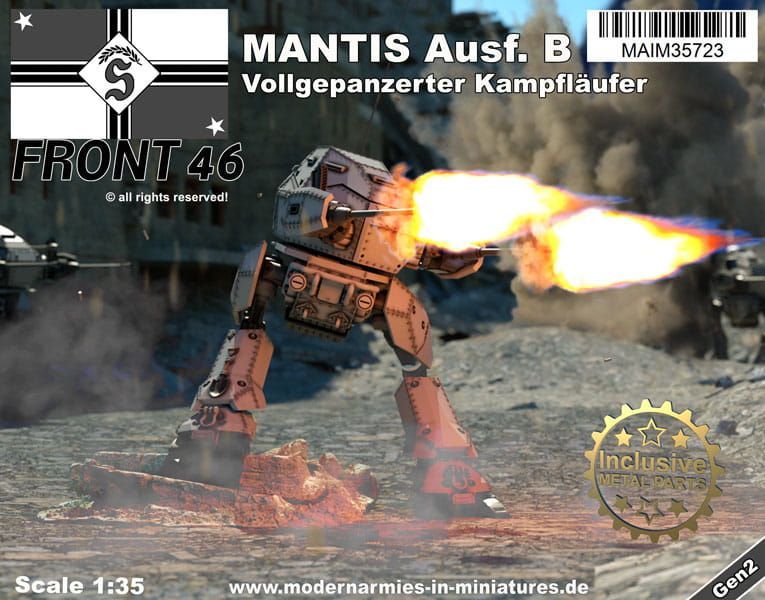 1:35 Mantis Ausf. B - leichter Aufklärer (Battle Version) -Front46-