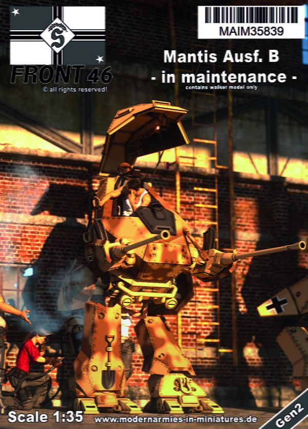 1:35 Pilot (+Ladder) for Mantis Ausf. B Maintenance -Front46-