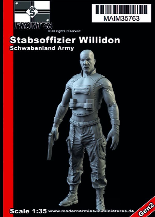 1:35 Stabsoffizier Willidon -Schwabenland Army- Front46