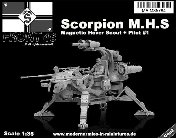 1:35 Scorpion M.H.S + Pilot #1; Front46 - Schwabenland Army