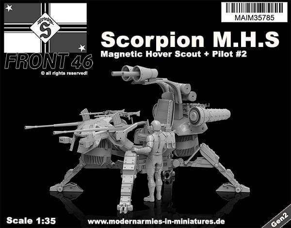 1:35 Scorpion M.H.S + Pilot #2; Front46 - Schwabenland Army