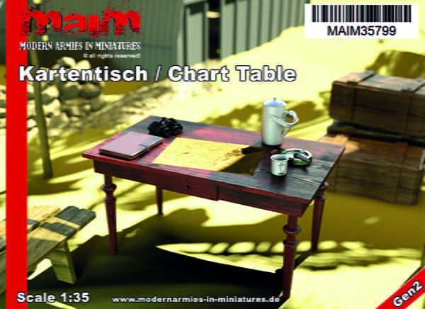 1:35 Chart Tabe - Kartentisch (incl.Decals)