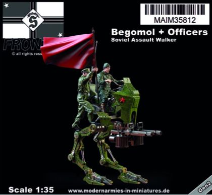 1:35 Begomol inkl. Officer + Driver - Soviet Assault Walker -Front46-