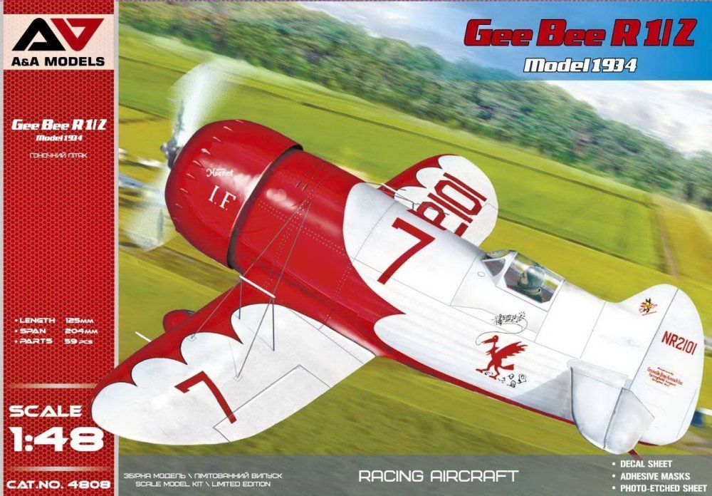 1:48 Gee Bee R1/R2 (model 1934-1935)