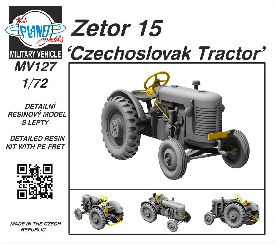 1:72 Zetor 15 ‘Czechoslovak Tractor’