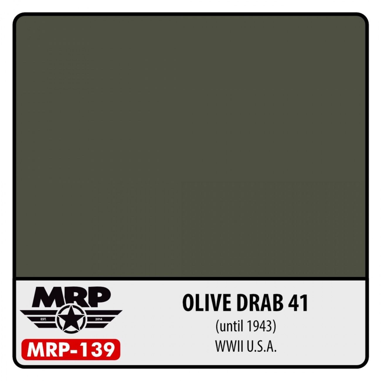 WWII US - Olive Drab 41 (until 1943)