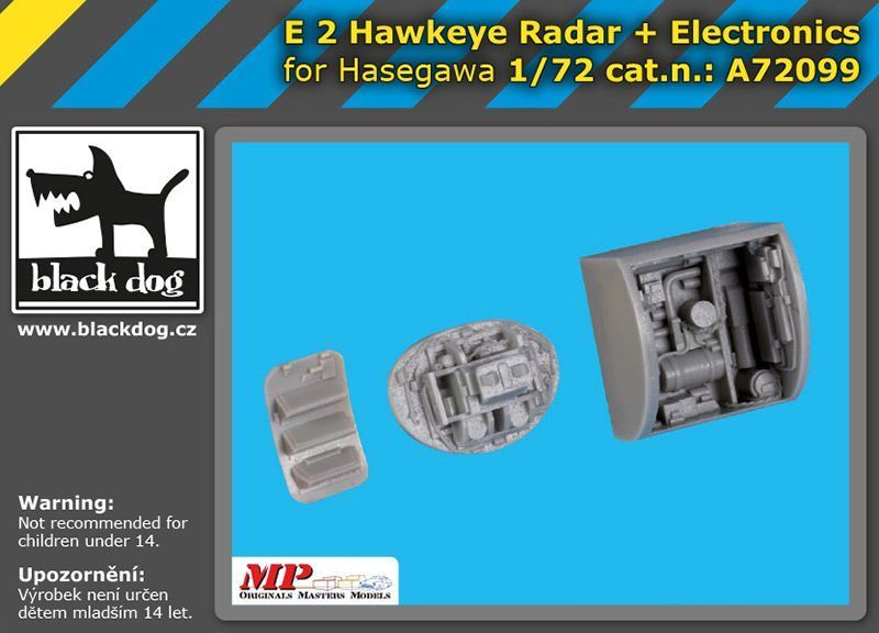 1:72 E-2 Hawkeye radar+electronics