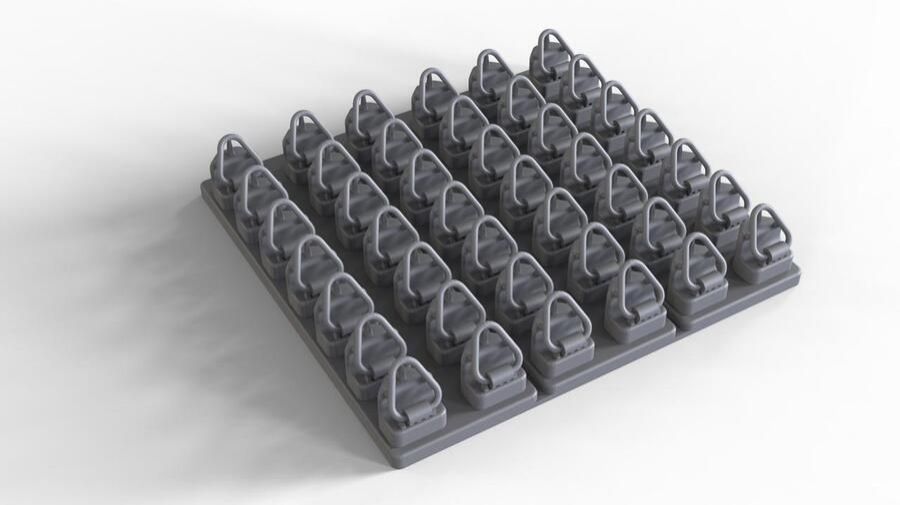 1:35 LIFTING EYES US POST WAR ARMOR - NON WORKABLE VERSION, 3 POSITION, INCLUDED 42 EYES